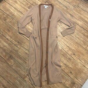 William Rast Cream Duster Cardigan